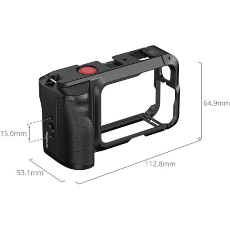 SmallRig 6139 - zestaw, dedykowana klatka do fotografii ulicznej (do Insta360 Ace Pro/Pro 2) - wymiary